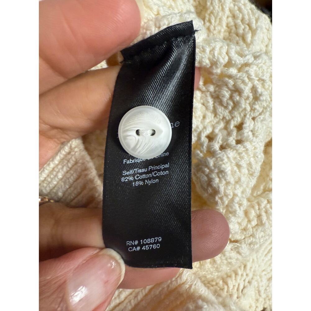 Rag & Bone Adrienne Cotton Cardigan Women's Size M - Picture 10 of 11